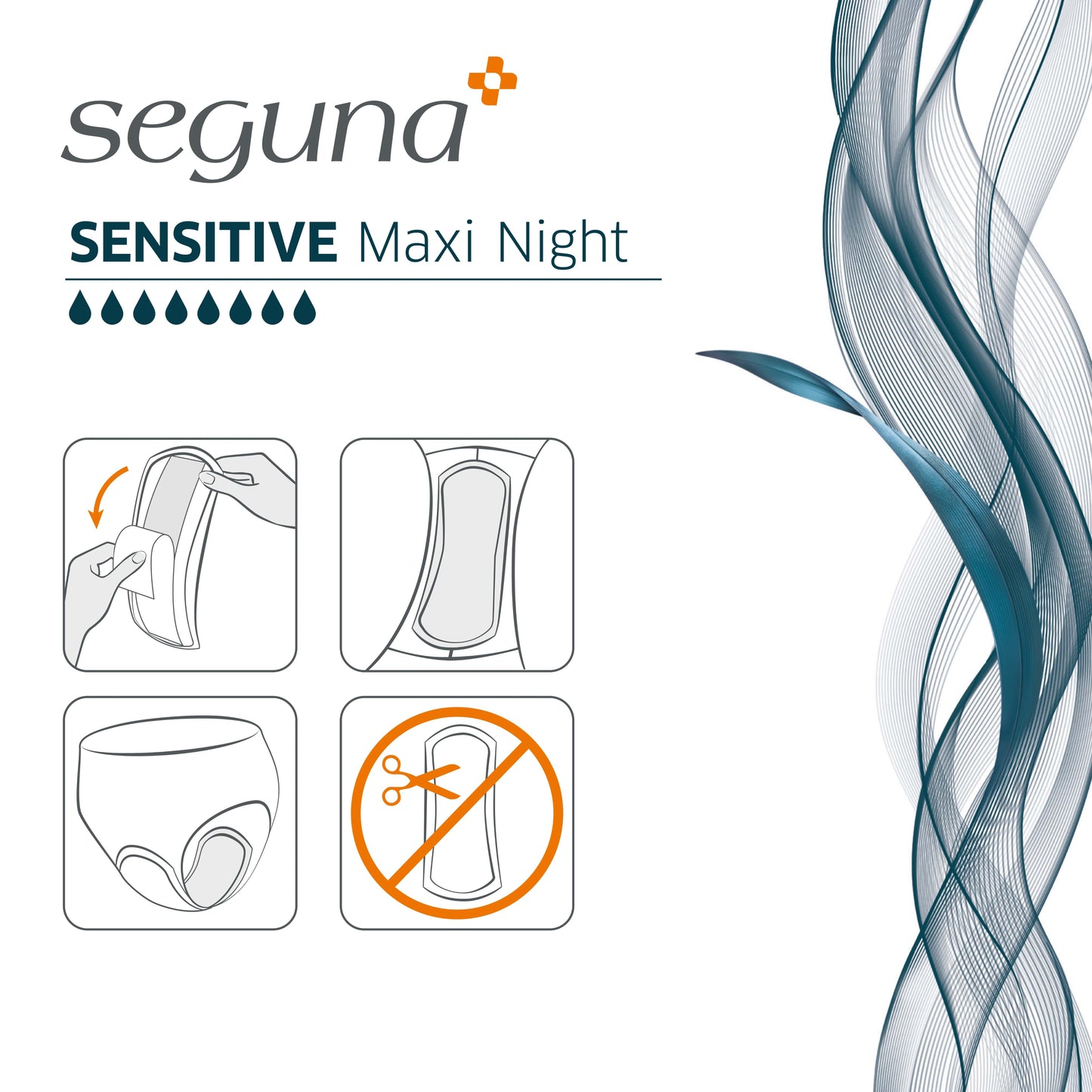 SEGUNA Sensitive Maxi Night, Einlage, Produktinformation