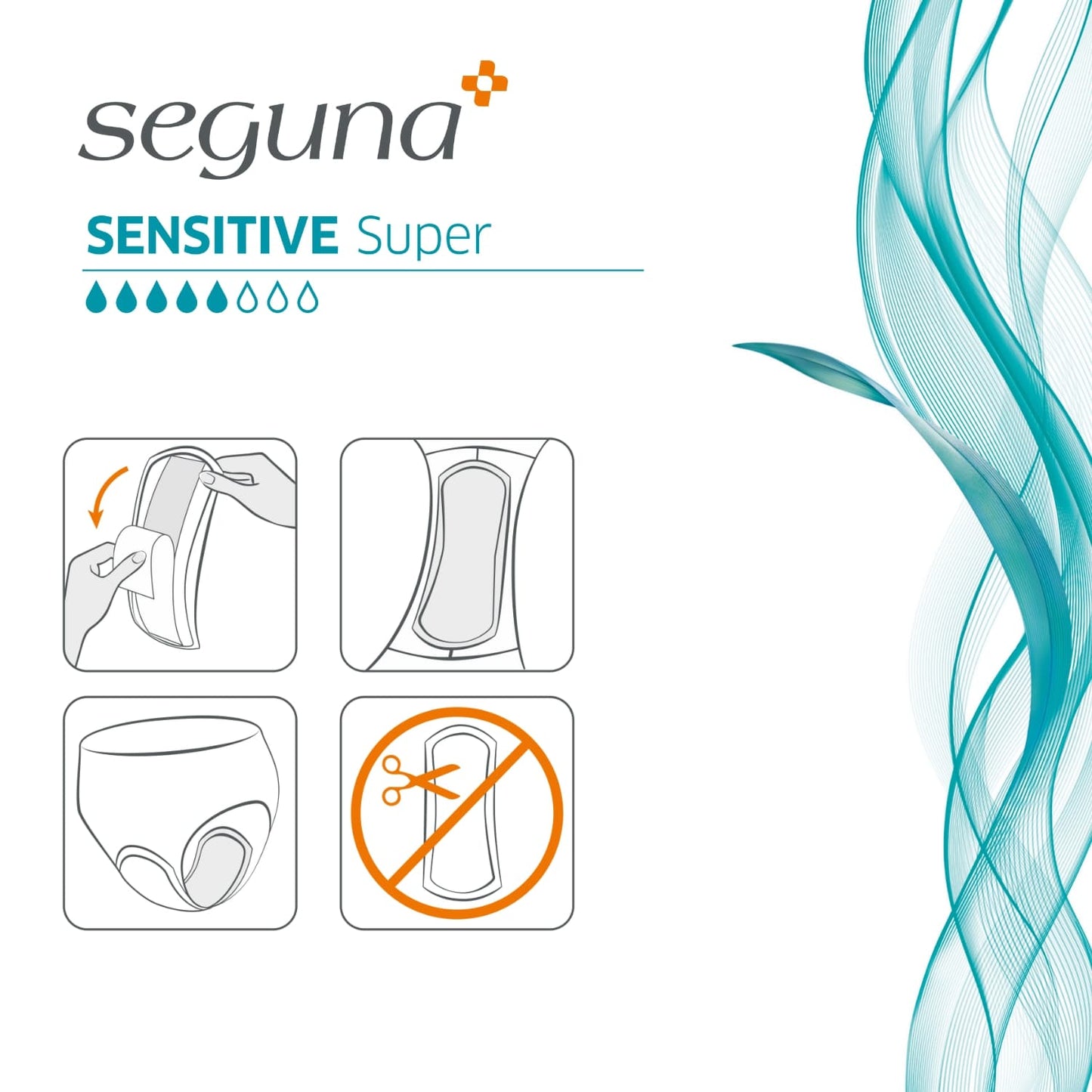 SEGUNA Sensitive Super, Einlage, Anwendung
