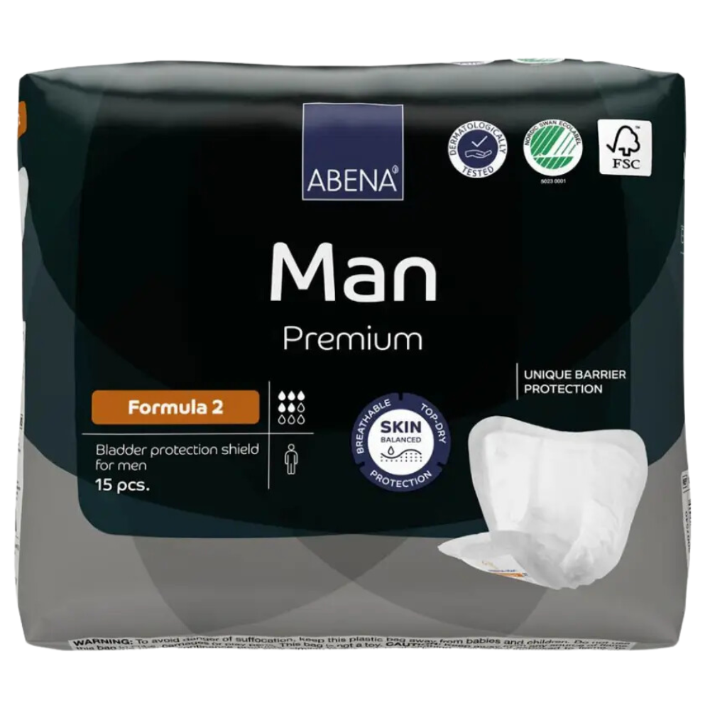 Abena Man Premium Formula, Größe: 2, Beutel 15 Stück
