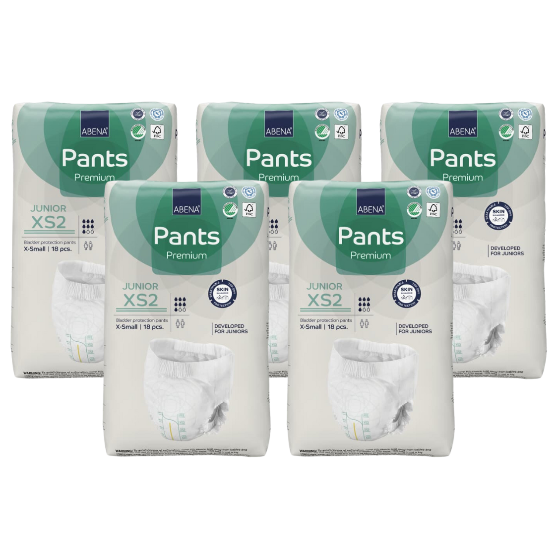 ABENA Pants Premium Junior, 5 x 18 Stück