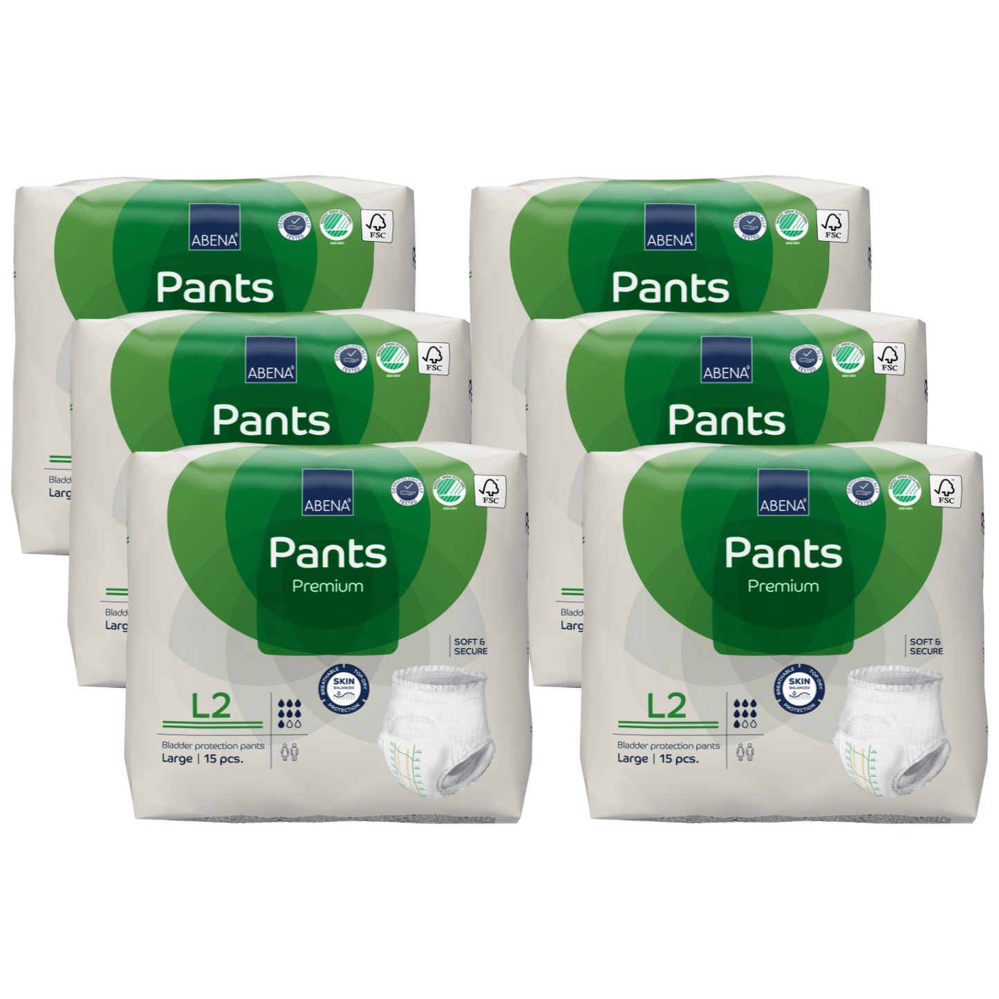 abena pants premium, Größe L2 Sparpaket 6x15 Stück