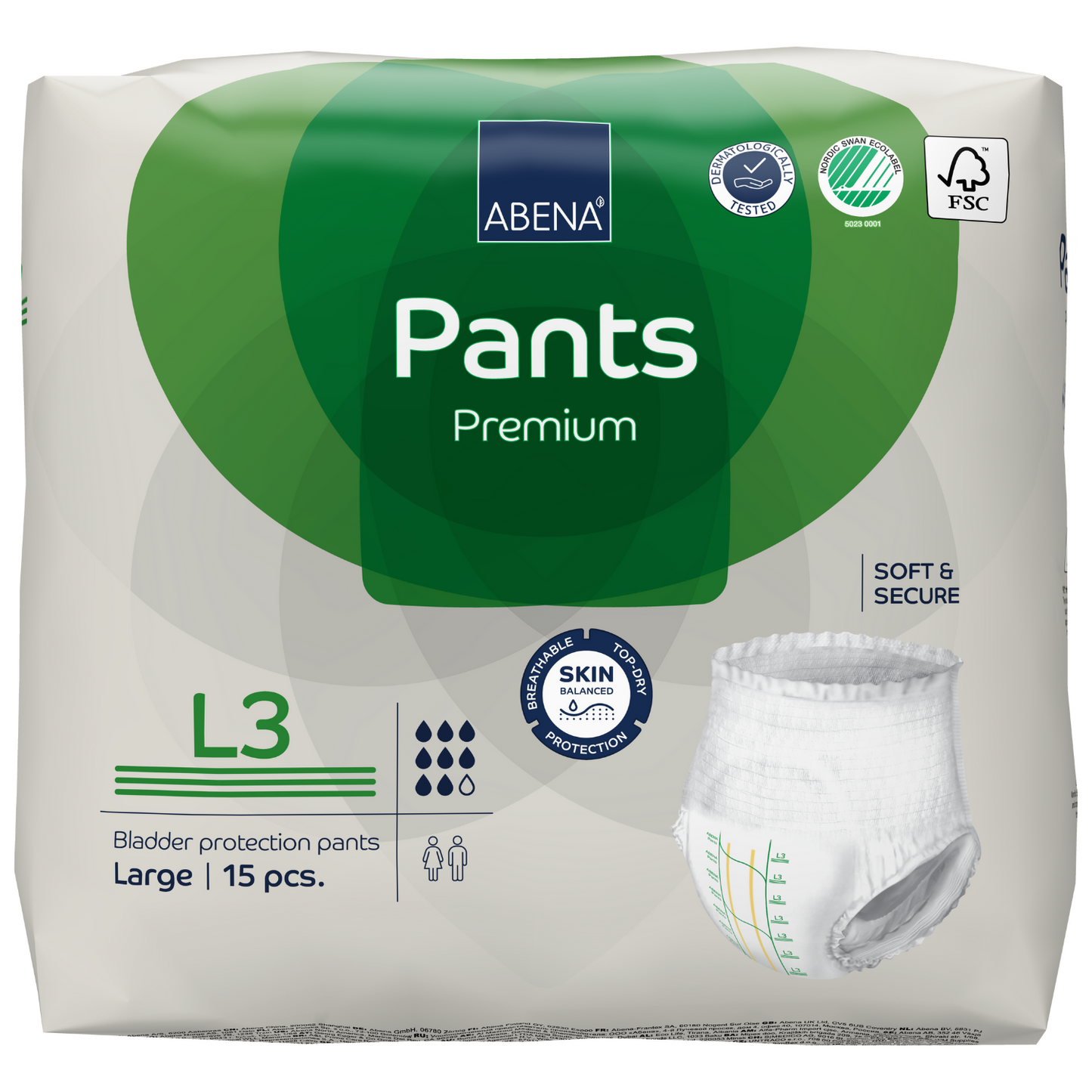 abena pants premium, Größe L3 Beutel 15 Stück