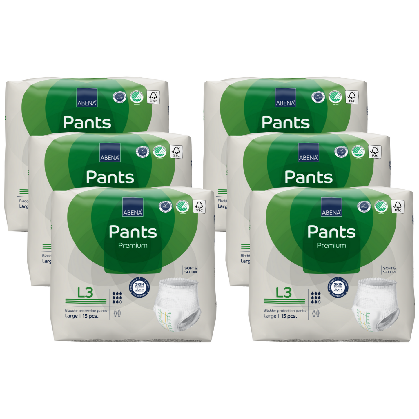abena pants premium, Größe L3 Sparpaket 6x15 Stück