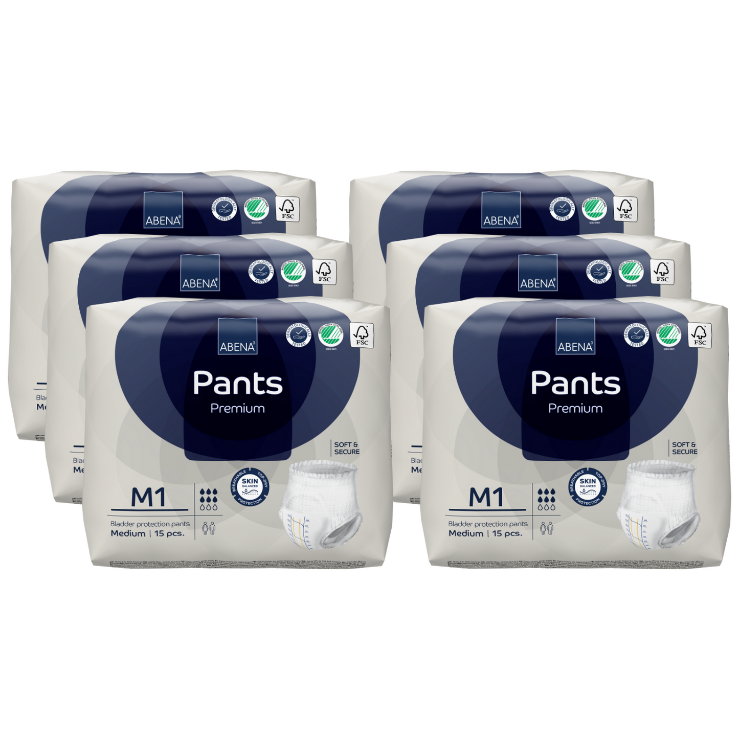 abena pants premium, Größe M1 Sparpaket 6x15 Stück