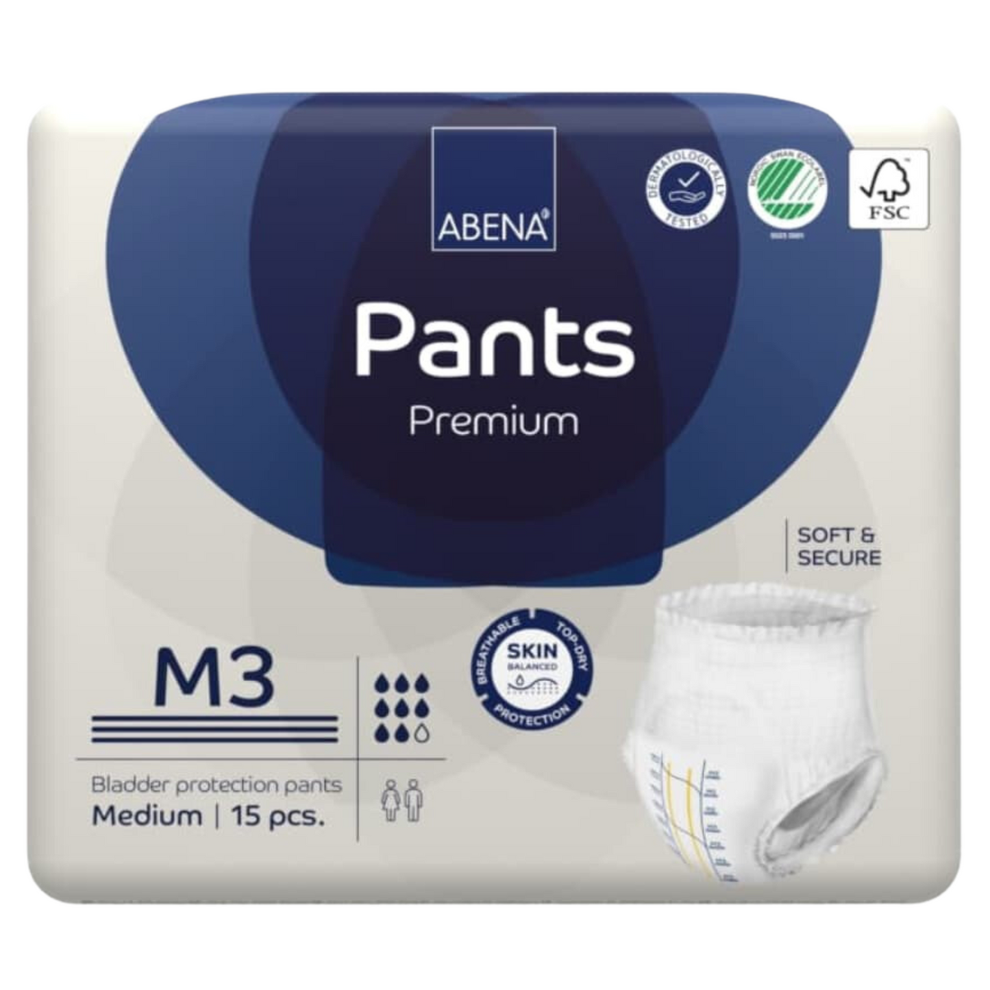 ABENA Pants Premium , Größe: M3, Beutel 15 Stück