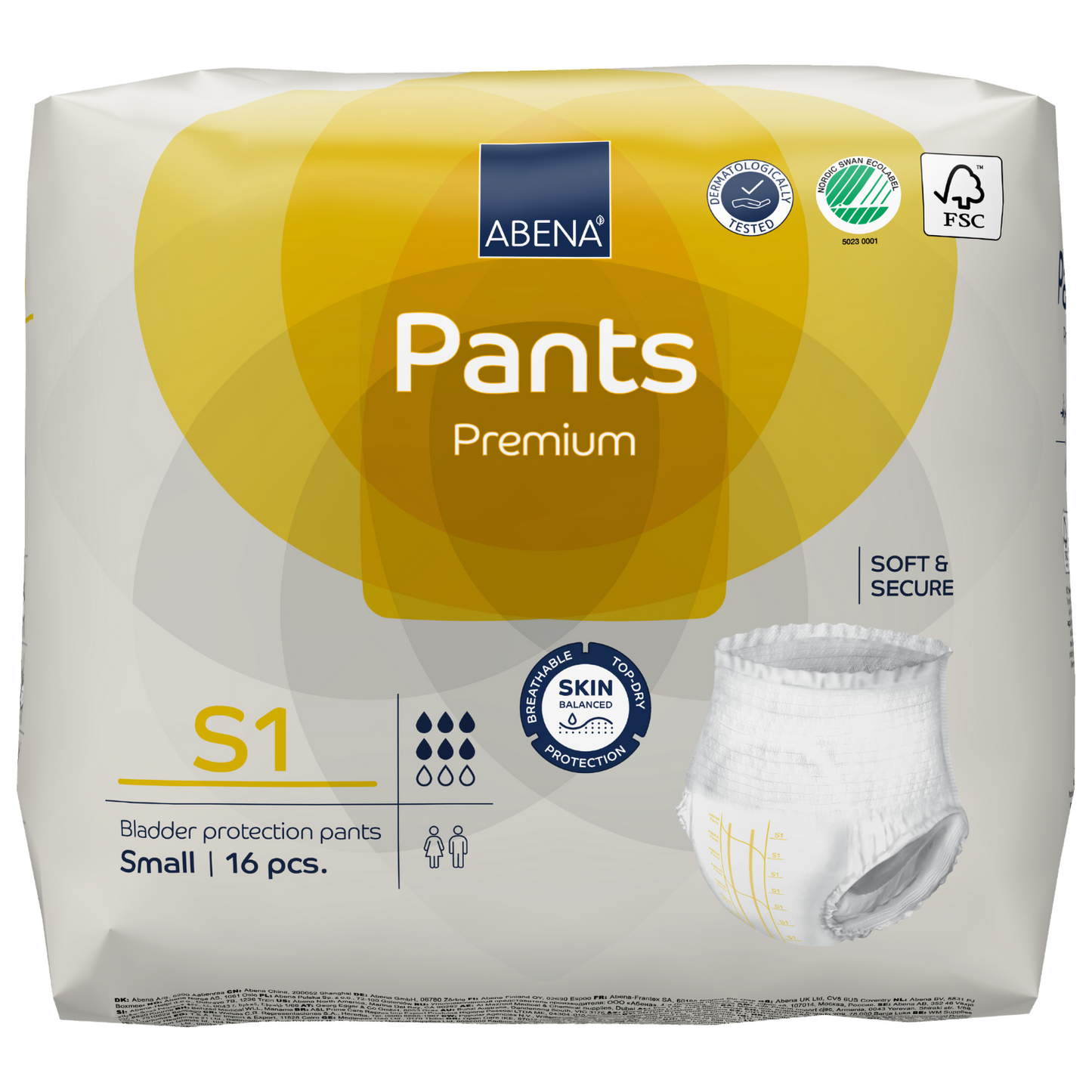 abena pants premium, Größe S1 beutel 16 Stück