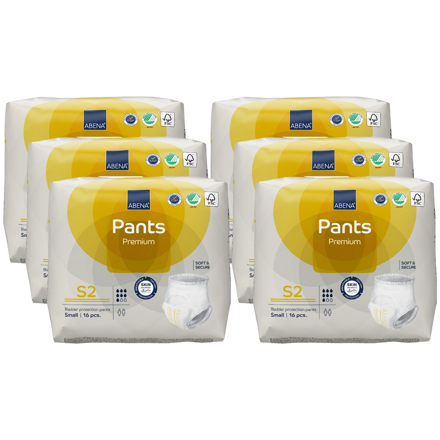 abena pants premium, Größe S2 Sparpaket 6x16 Stück