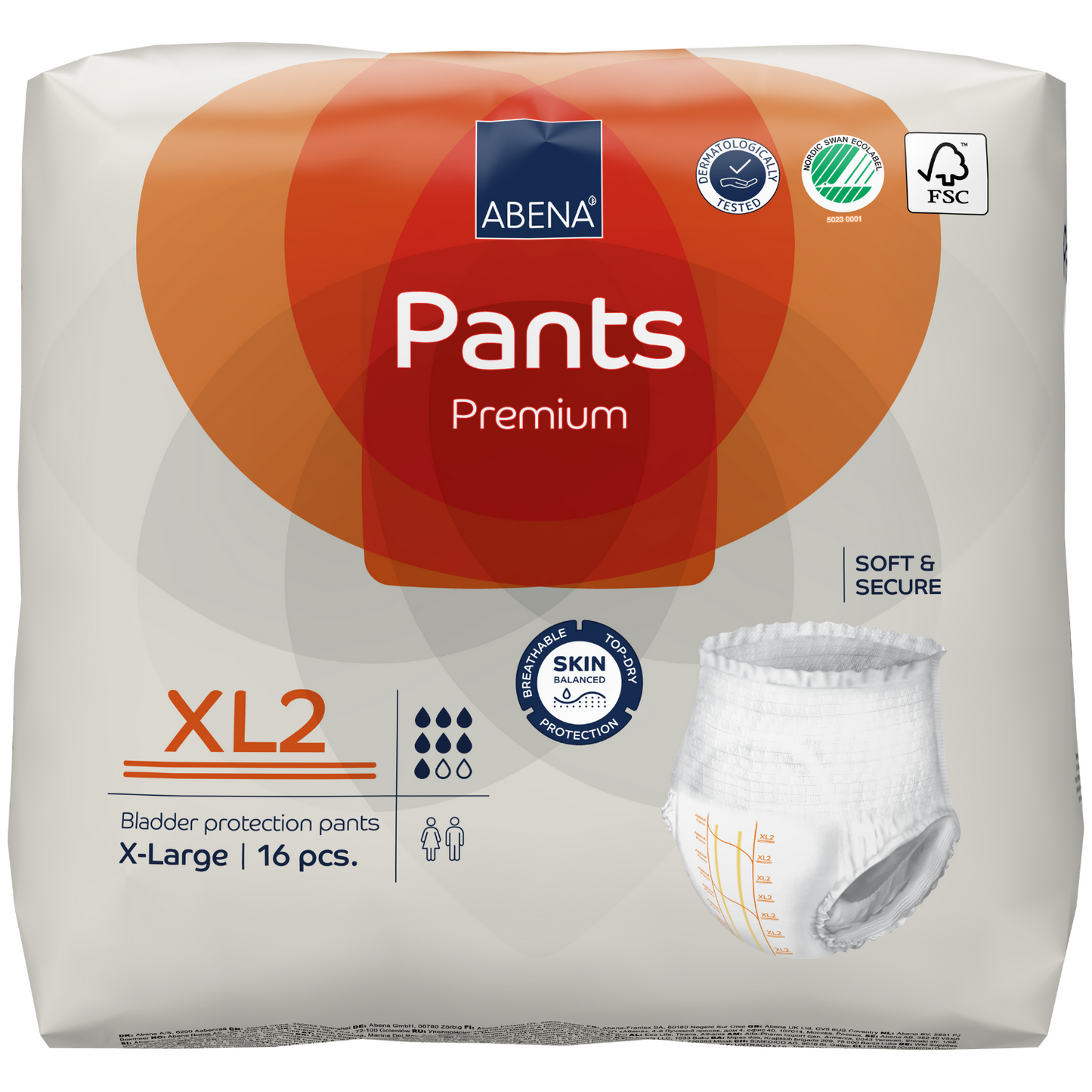 abena pants premium, Größe XL2 Beutel 16 Stück