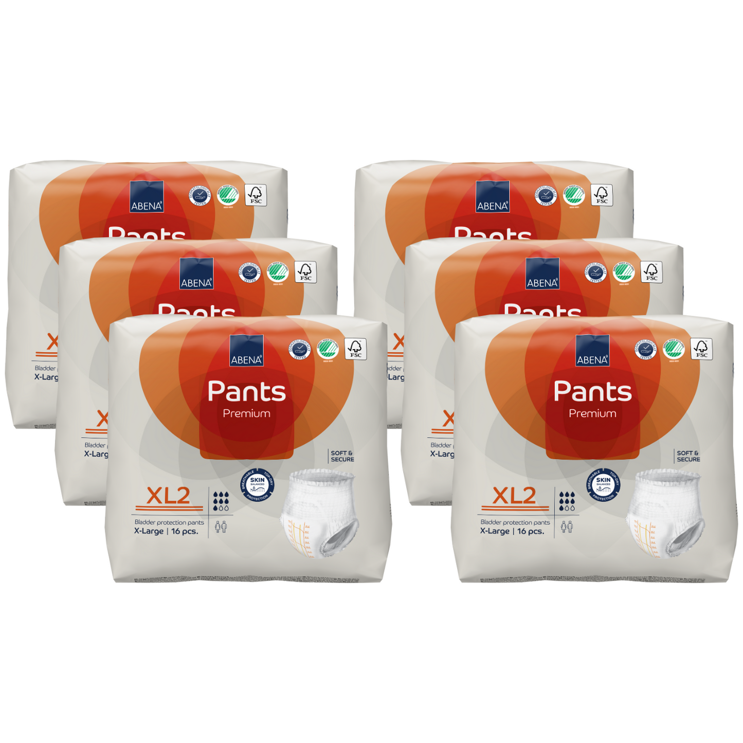 abena pants premium, Größe XL2 Sparpaket 6x16 Stück