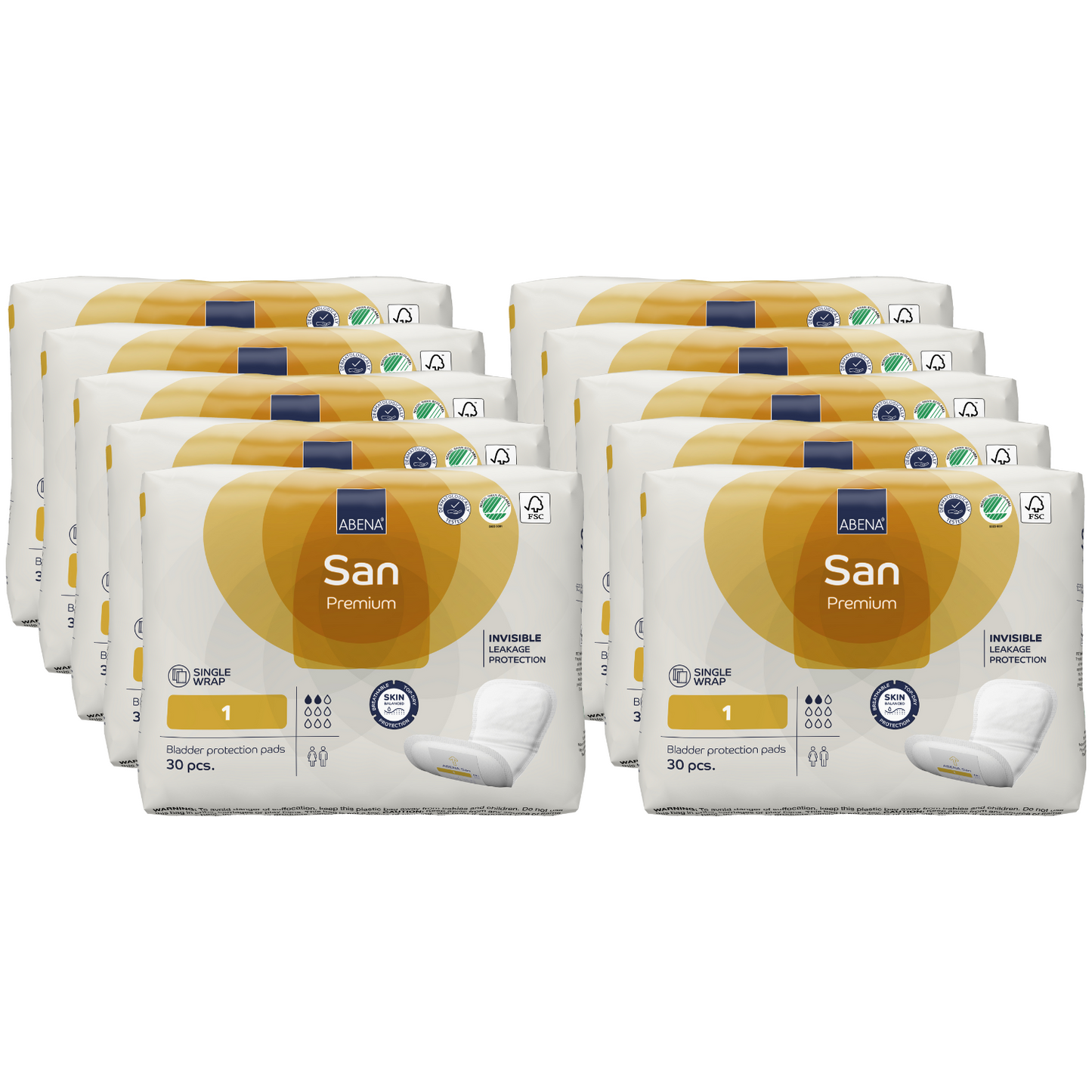 abena san premium 1 Sparpaket 10x30 stück
