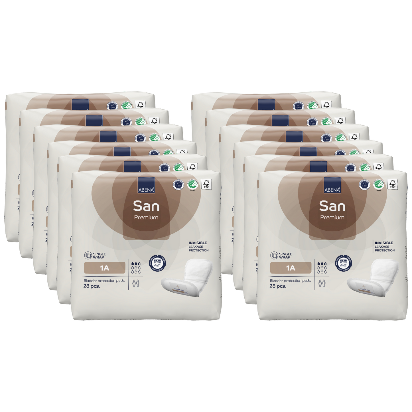 abena san premium 1a, sparpaket 12x28 stück