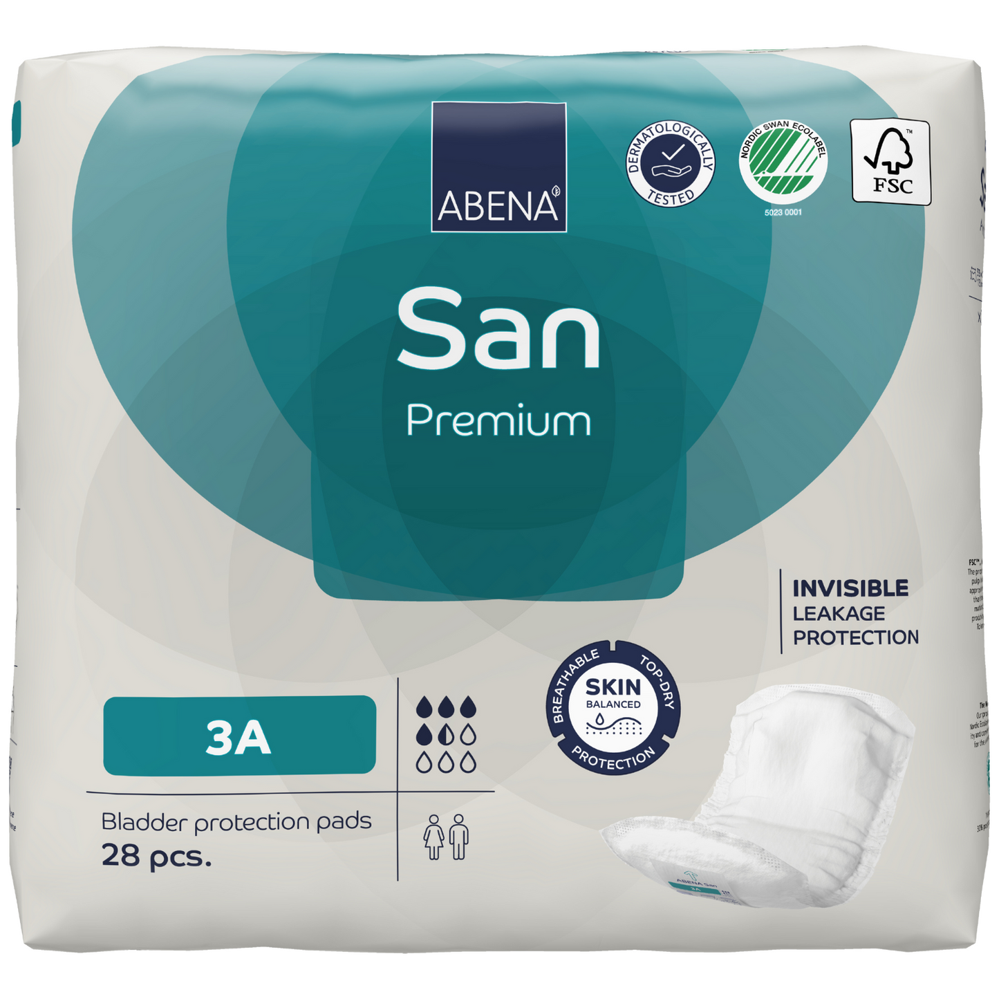 ABENA San Premium Einlagen, Größe: 3A, Beutel 28 Stück