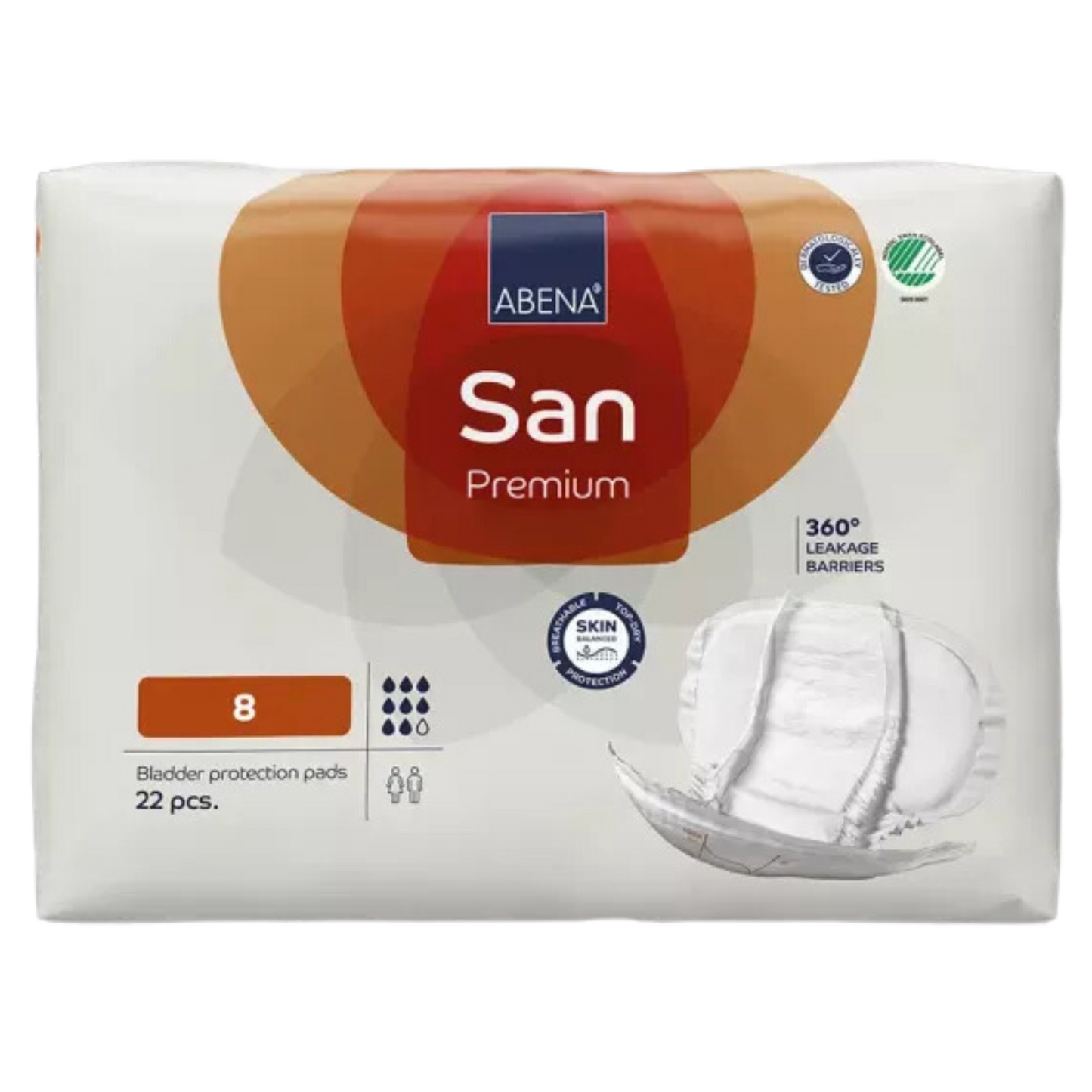 ABENA San Premium Einlagen, Größe: 8, Beutel 22 Stück
