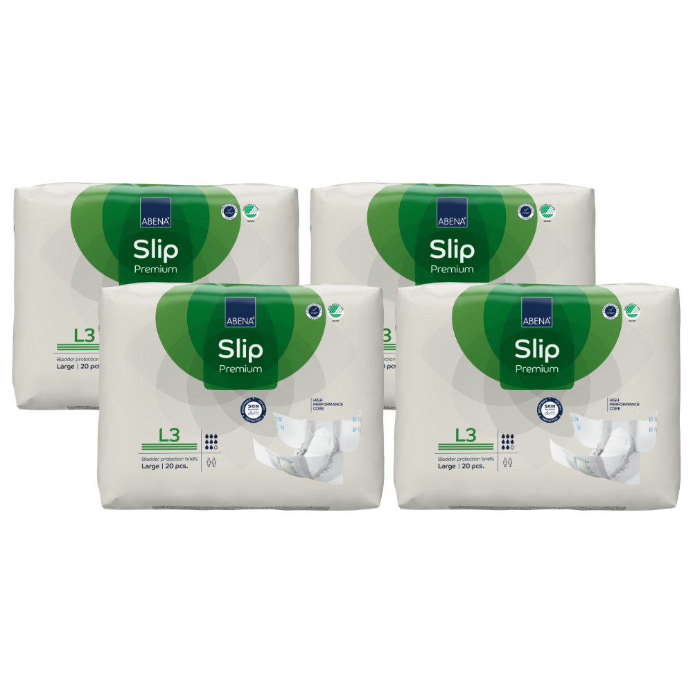 Abena Slip Premium, Größe: L3, Sparpaket (4 x 20 Stück)
