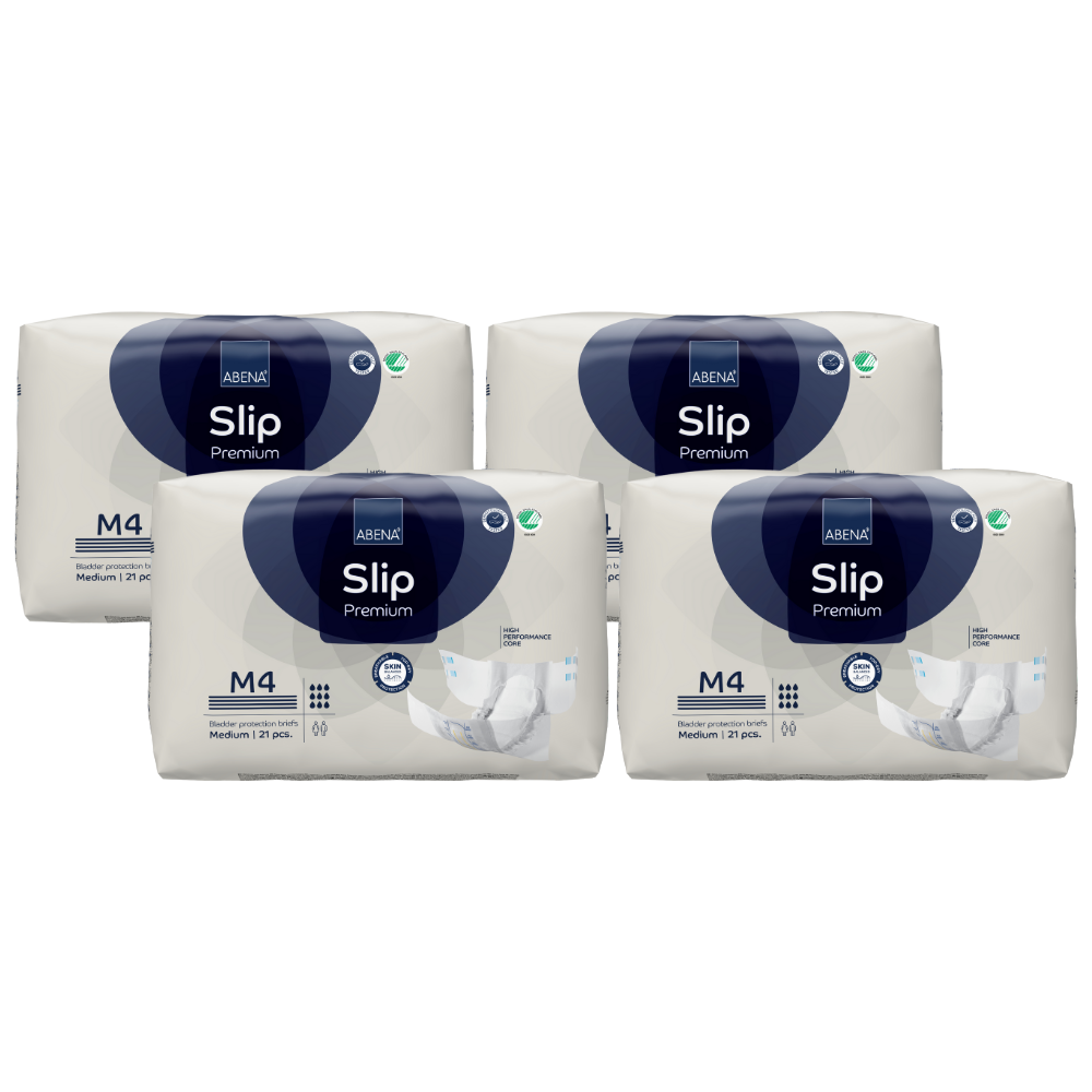 Abena Slip Premium, Größe: M4, Sparpaket (4 x 21 Stück)