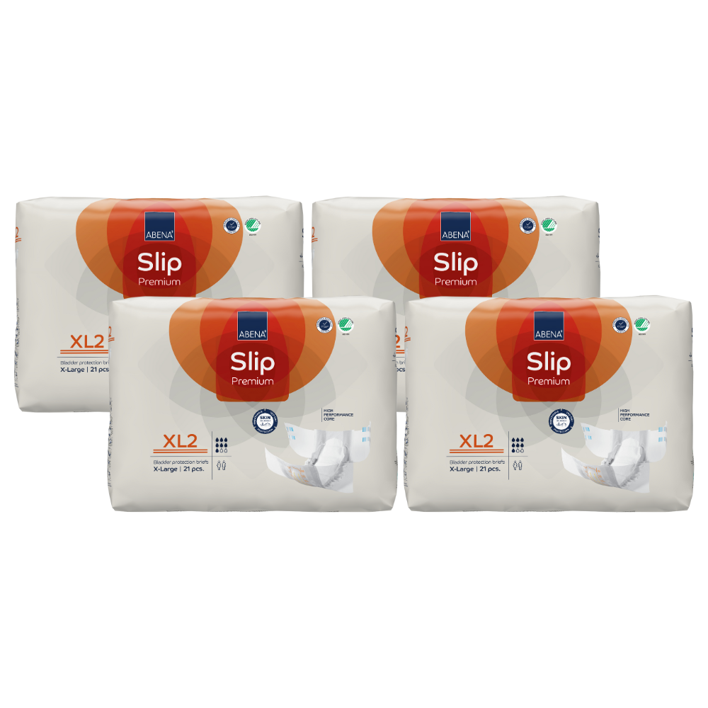 Abena Slip Premium, Größe: XL2, Sparpaket (4 x 21 Stück)