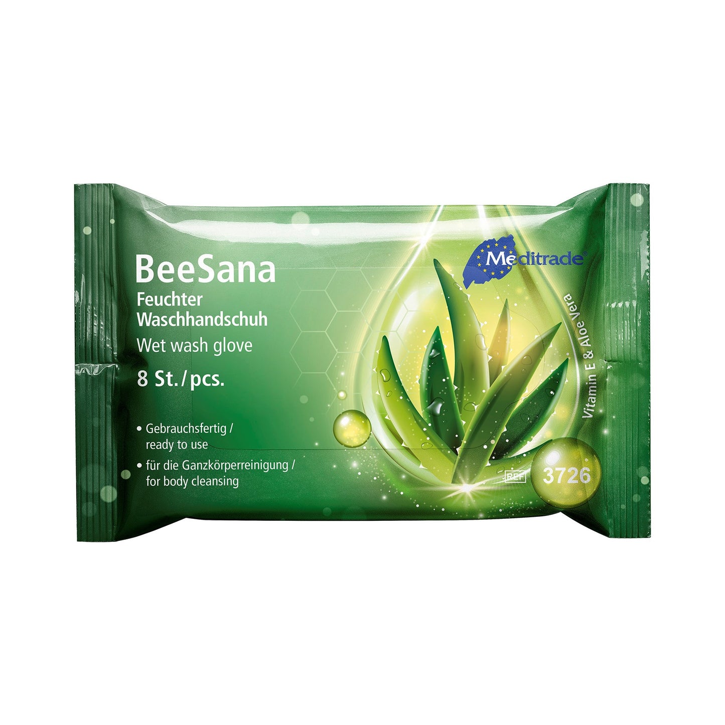 BeeSana Feuchter Waschhandschuh