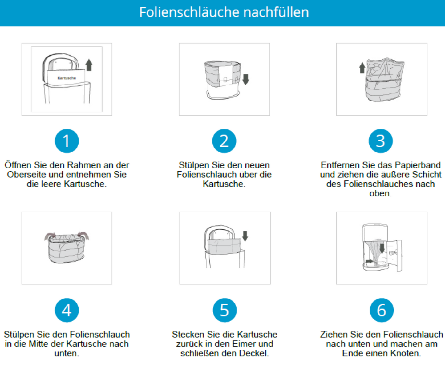 Anleitung Janibell Beutel für Janibell akord slim