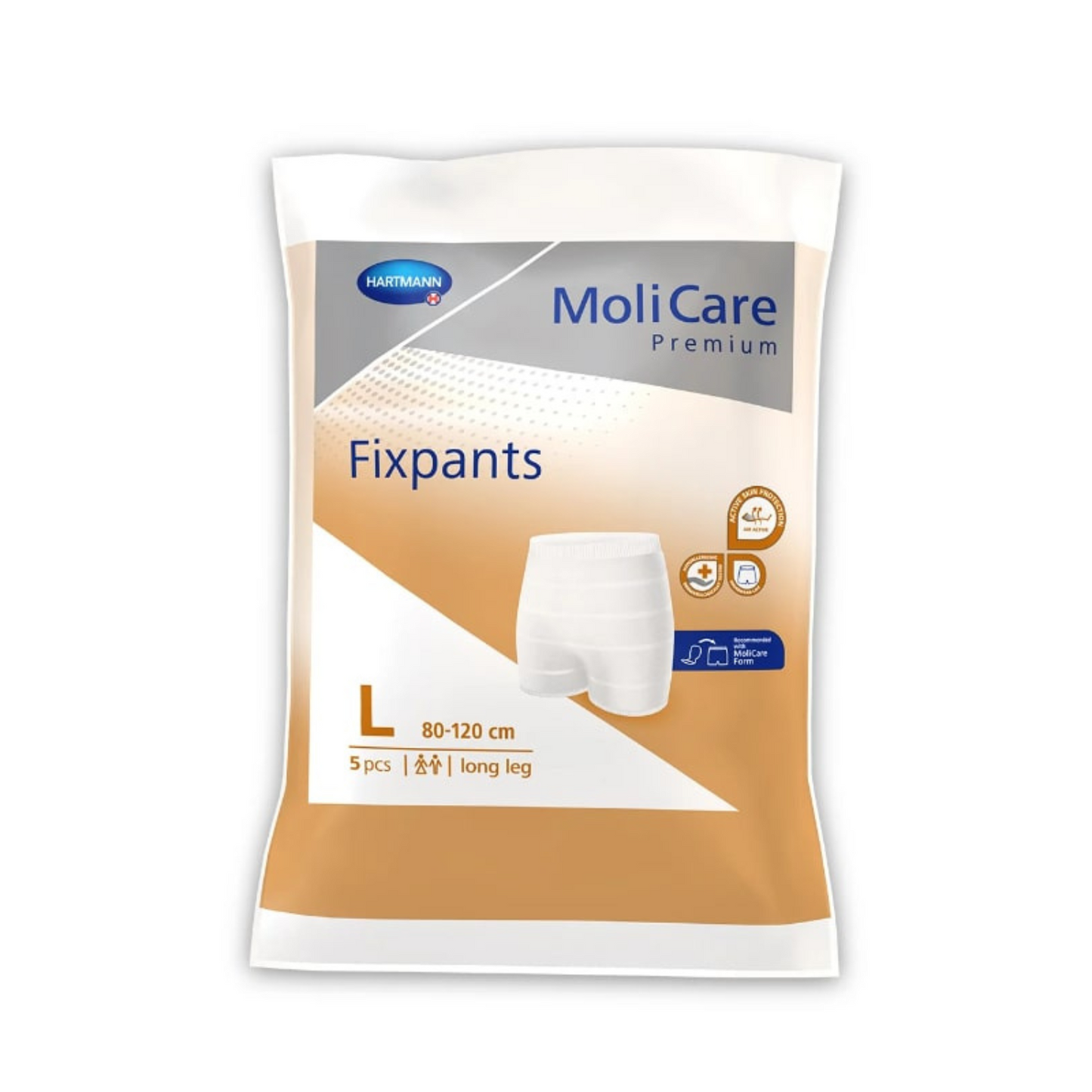 MoliCare Fixpants long leg, Größe: L, 5 Stück