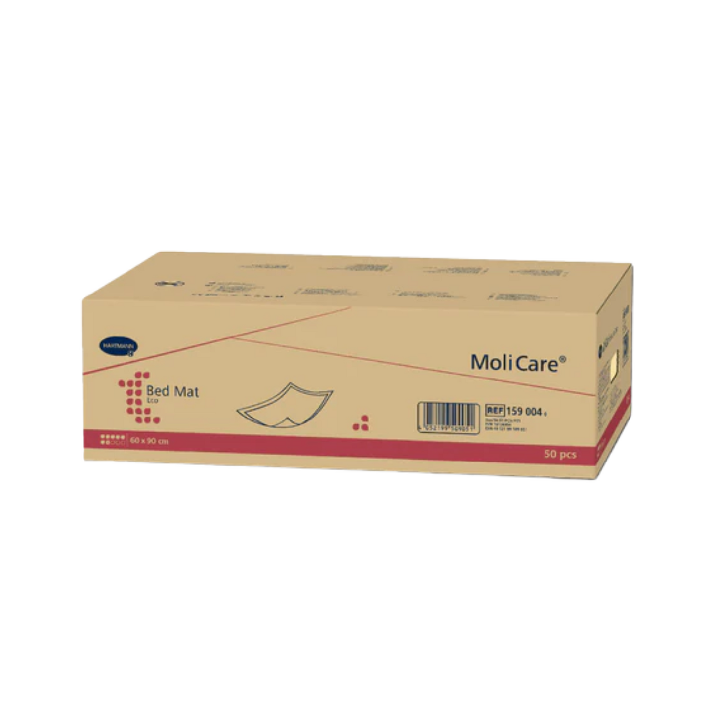 MoliCare Premium Bed Mat Eco 7 Tropfen, Größe: 60 x 90 cm, Sparpaket (50 Stück)