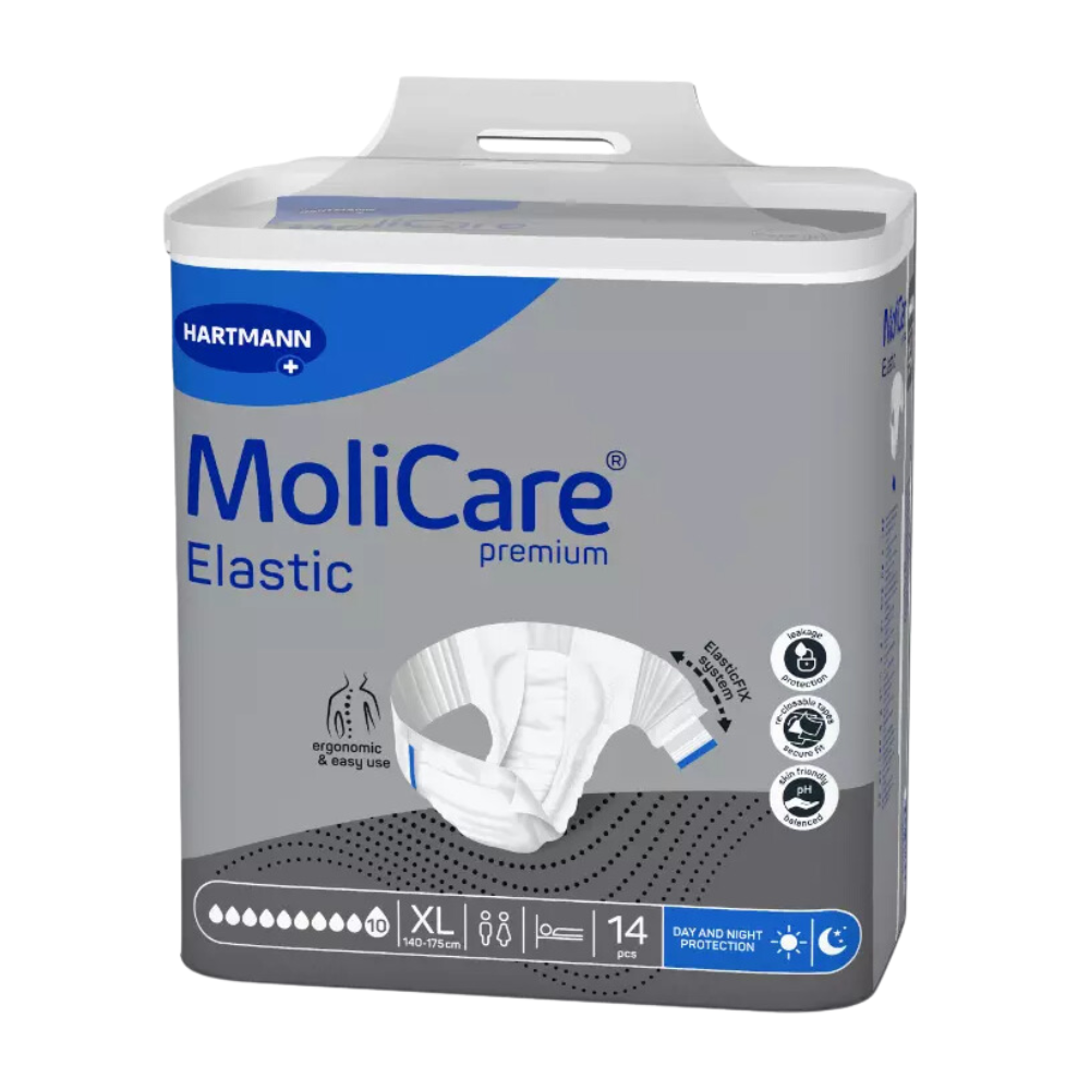 MoliCare Premium Elastic 10 Tropfen, Größe: XL, Beutel 14 Stück