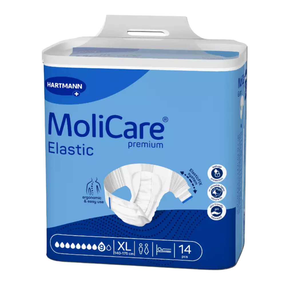 MoliCare Premium Elastic 9 Tropfen, Größe: XL, Beutel 14 Stück