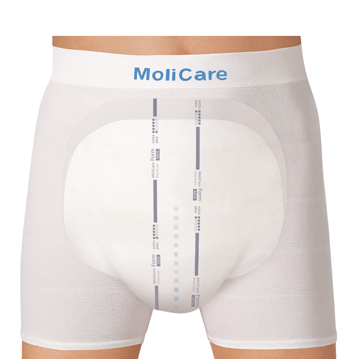 MoliCare Premium Form for MEN extra plus 6 Tropfen, Vorlage, Angezogen