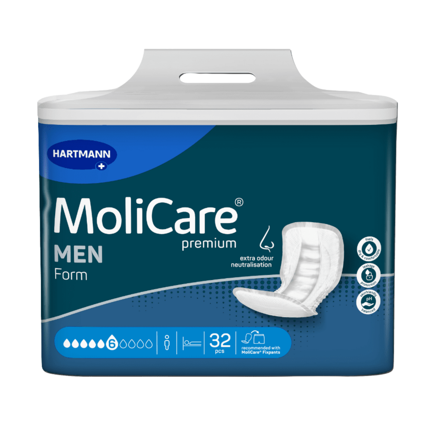 MoliCare Premium Form for MEN extra plus 6 Tropfen, Beutel 32 Stück