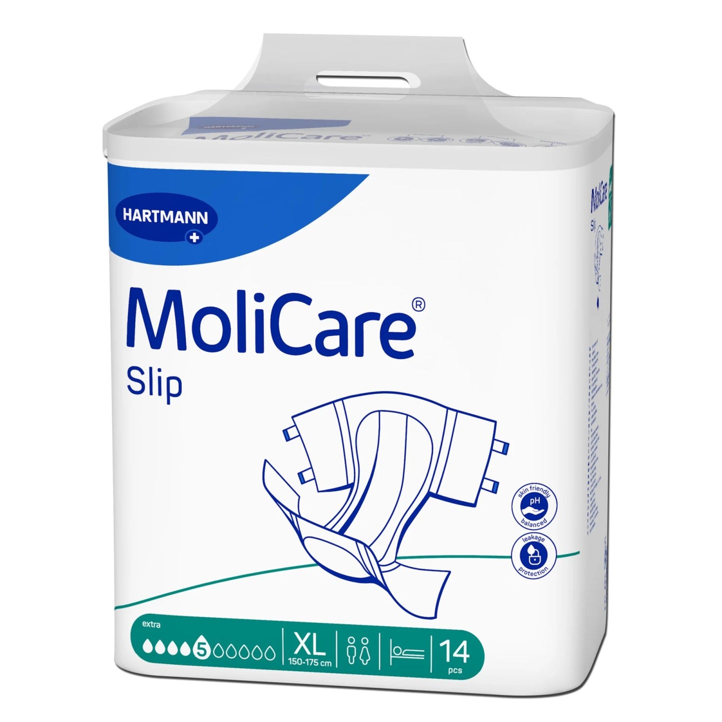 MoliCare Slip Extra 5 Tropfen, Größe: XL, Beutel 14 Stück