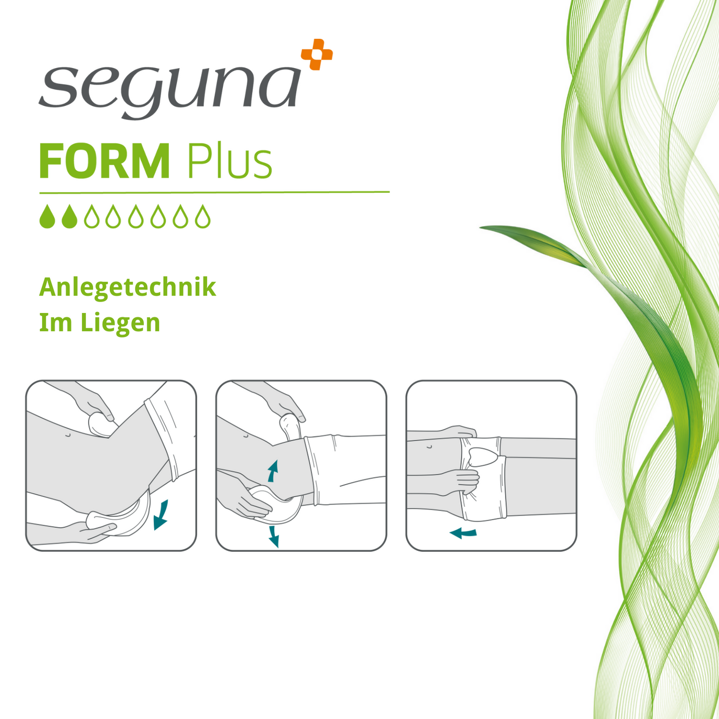 SEGUNA Form Plus, Anlegetechnik Liegen