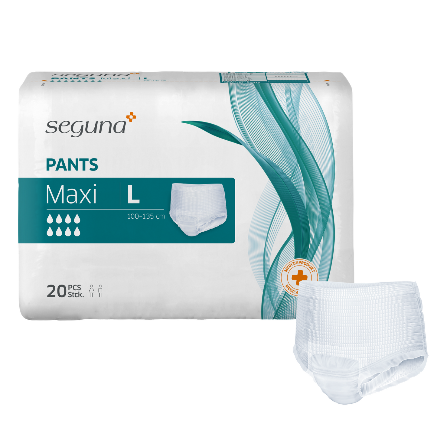 SEGUNA Pants Maxi , Größe: L, Beutel 20 Stück