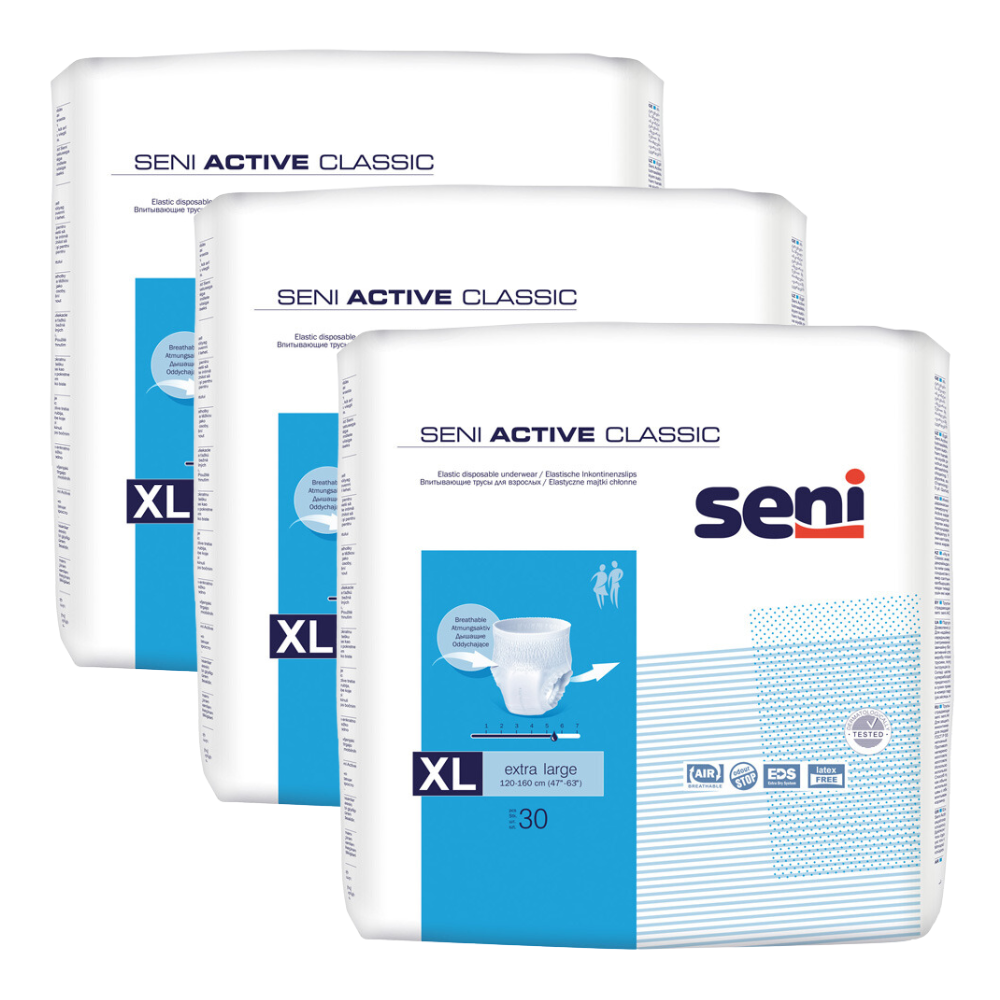 Seni Active Classic , Größe: XL, Sparpaket (3 x 30 Stück)