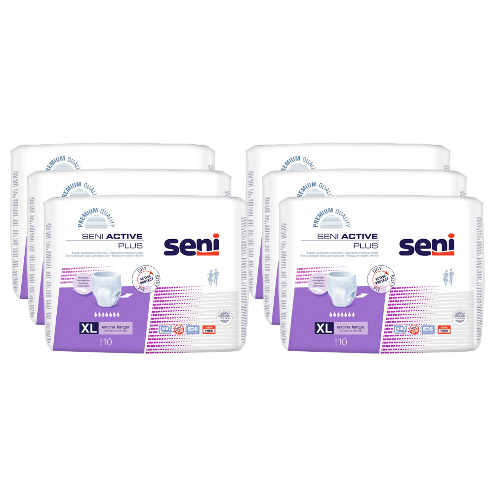 Seni Active Plus, Größe: XL, Sparpaket (6 x 10 Stück)