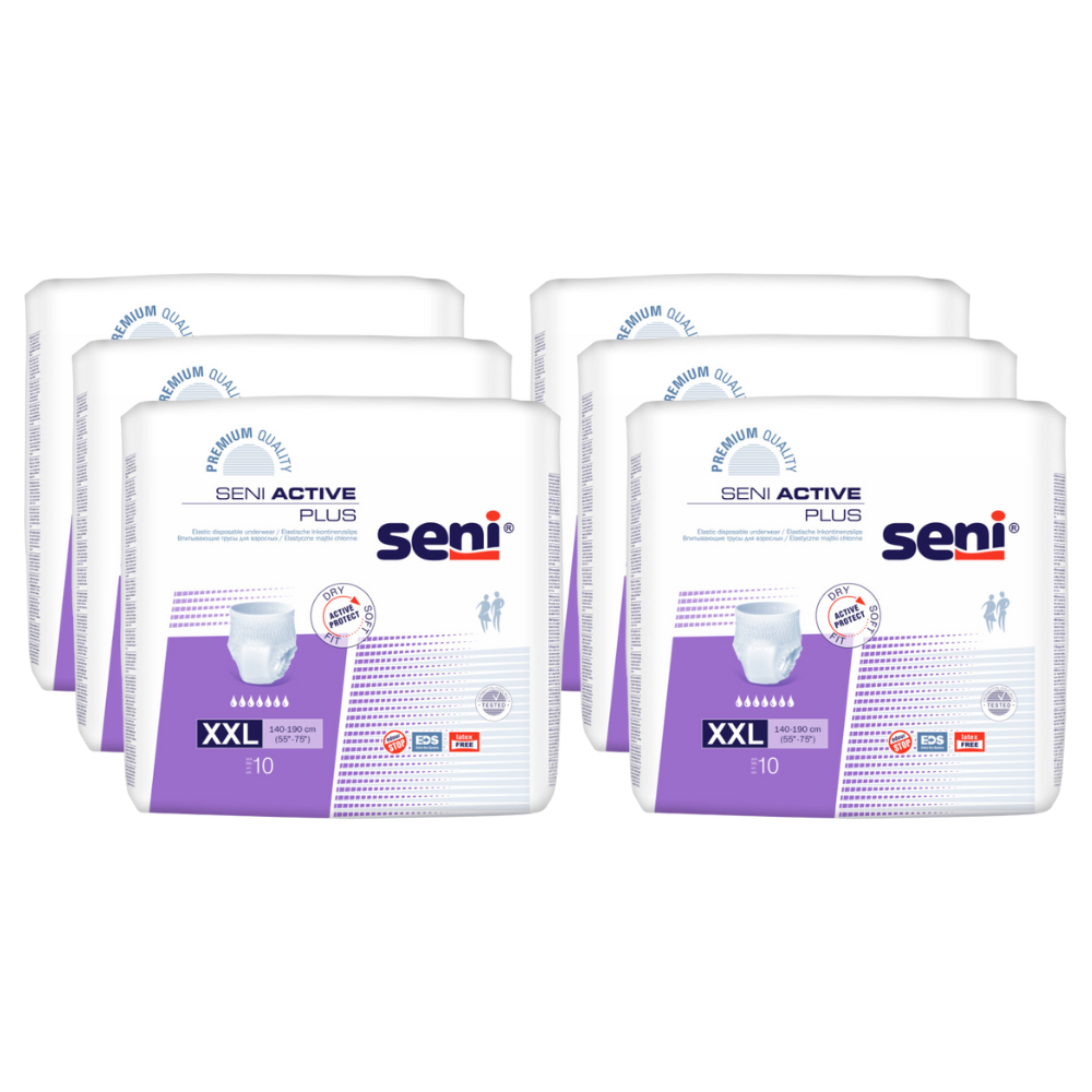 Seni Active Plus, Größe: XXL, Sparpaket (6 x 10 Stück)