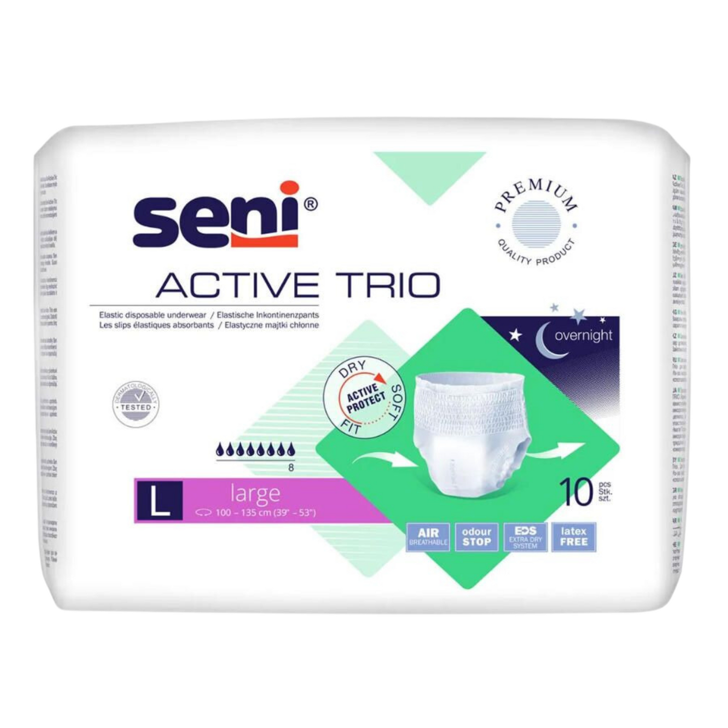 Seni Active Trio, Größe: L, Beutel 10 Stück