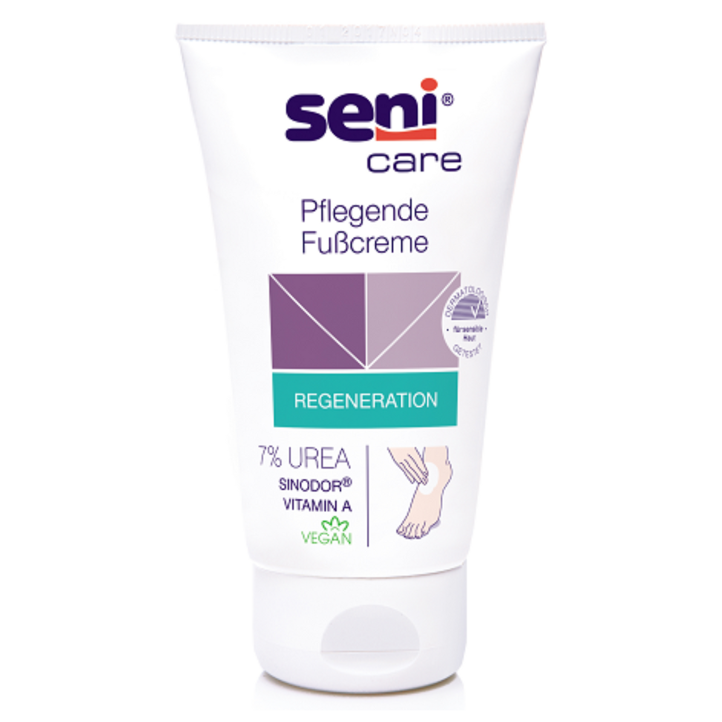 Seni Care Pflegende Fußcreme mit 7 % UREA, 100 ml, Produktbild