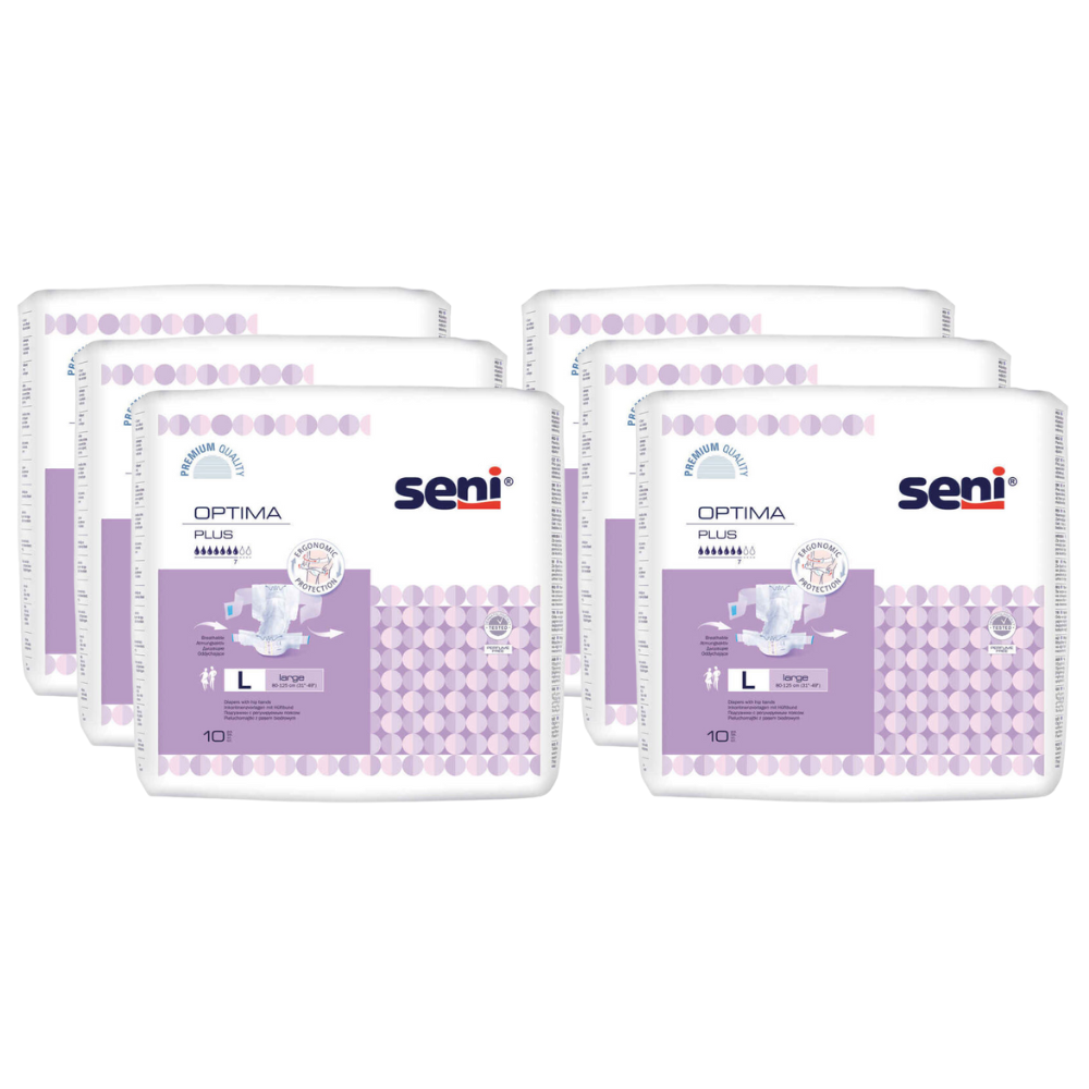 Seni Optima Plus, Größe: L, Sparpaket (6 x 10 Stück)