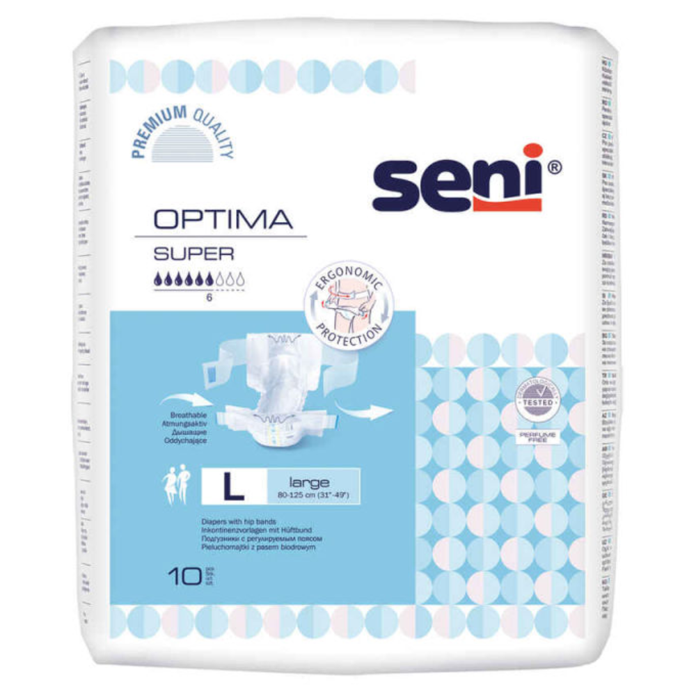 Seni Optima Super , Größe: L, Beutel 10 Stück