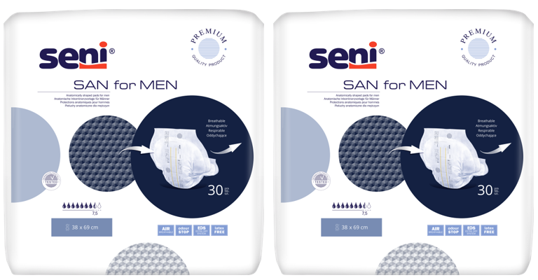 Seni San for Men, Sparpaket (2 x 30 Stück)