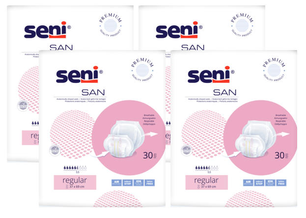seni san regular sparpaket 4x30 Stück