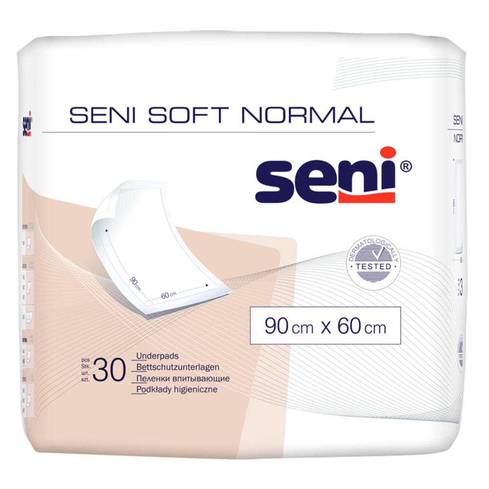Seni Soft Normal, Größe: 60 x 90 cm, 30 Stück, Beutel