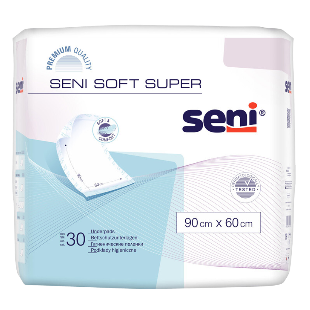 Seni Soft Super , Größe: 60 x 90 cm, 30 Stück, Beutel