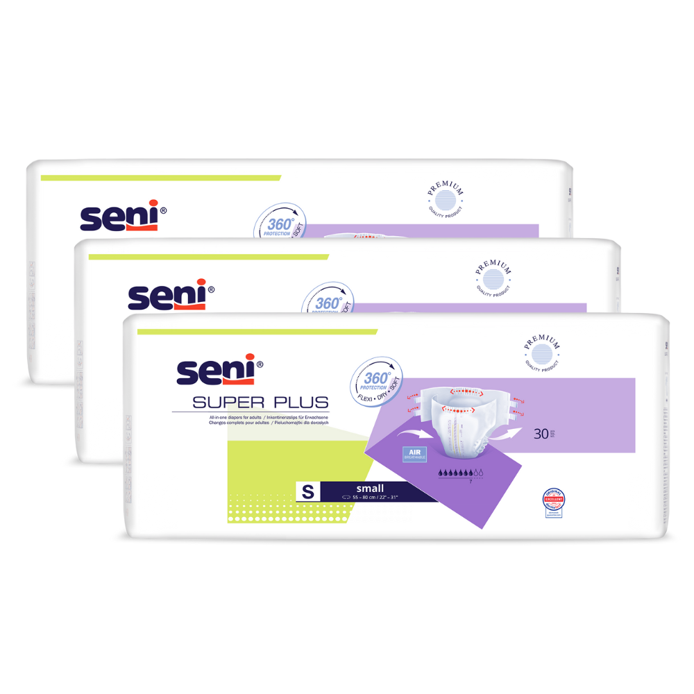 Seni Super Plus, Größe: S, Sparpaket (3 x 30 Stück)