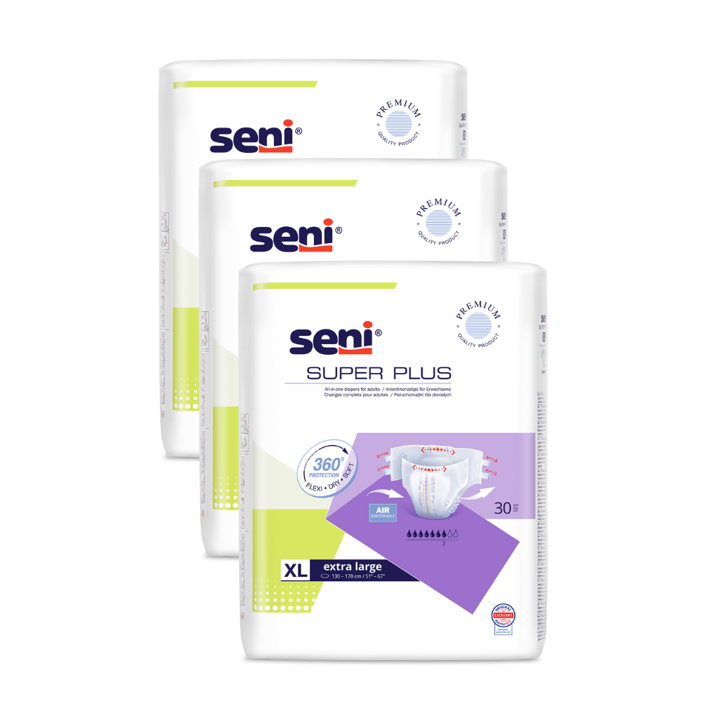 Seni Super Plus, Größe: XL, Sparpaket (3 x 30 Stück)