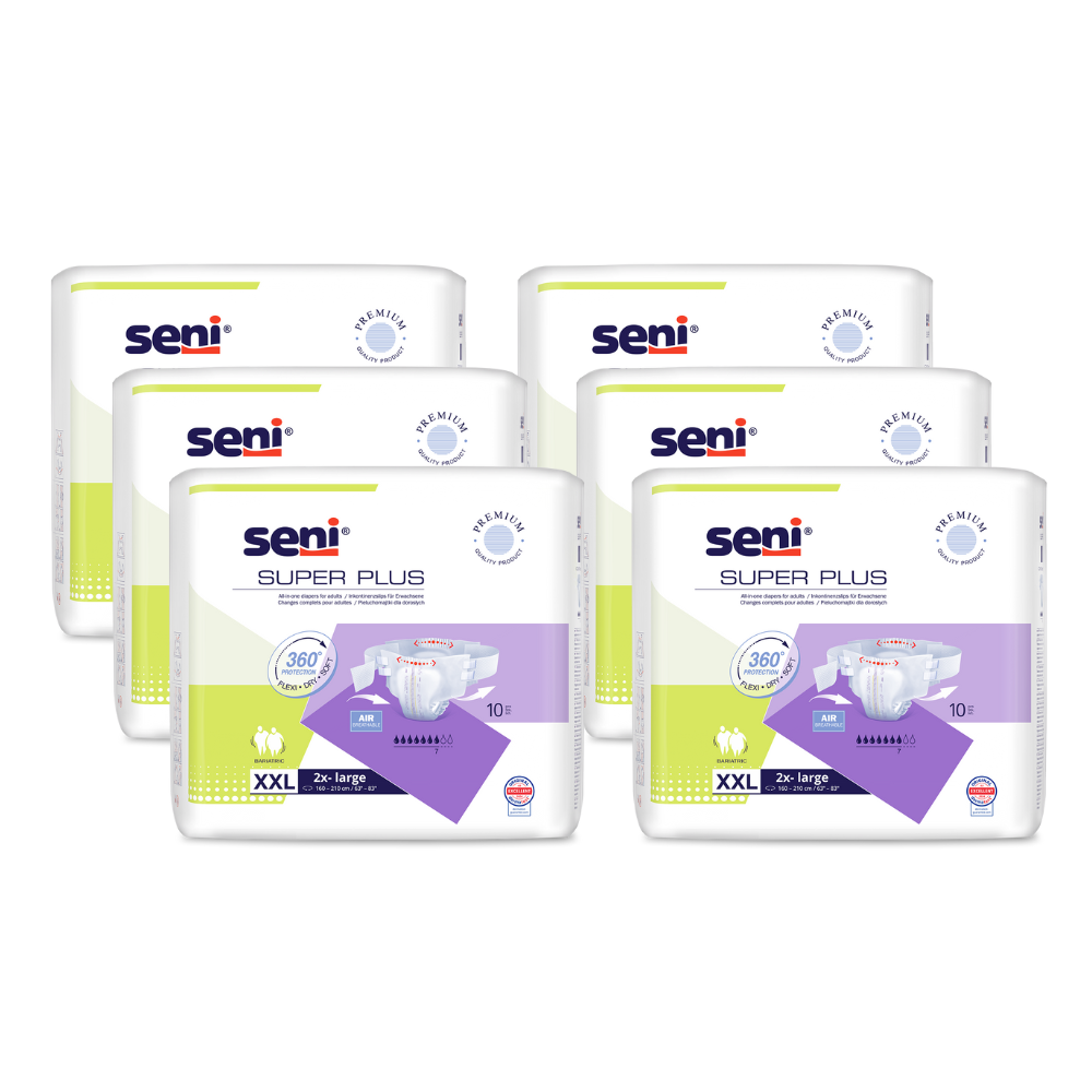Seni Super Plus, Größe: XXL, Sparpaket (6 x 10 Stück)