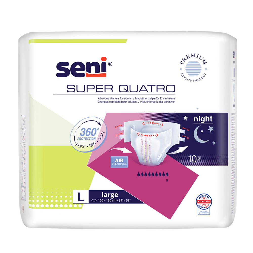 Seni Super Quatro, Größe: L, Beutel 10 Stück