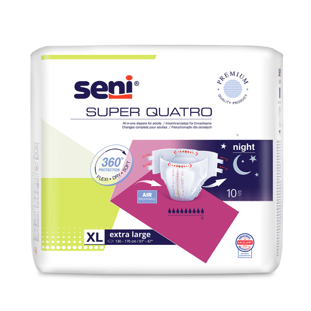 Seni Super Quatro, Größe: XL, Beutel 10 Stück