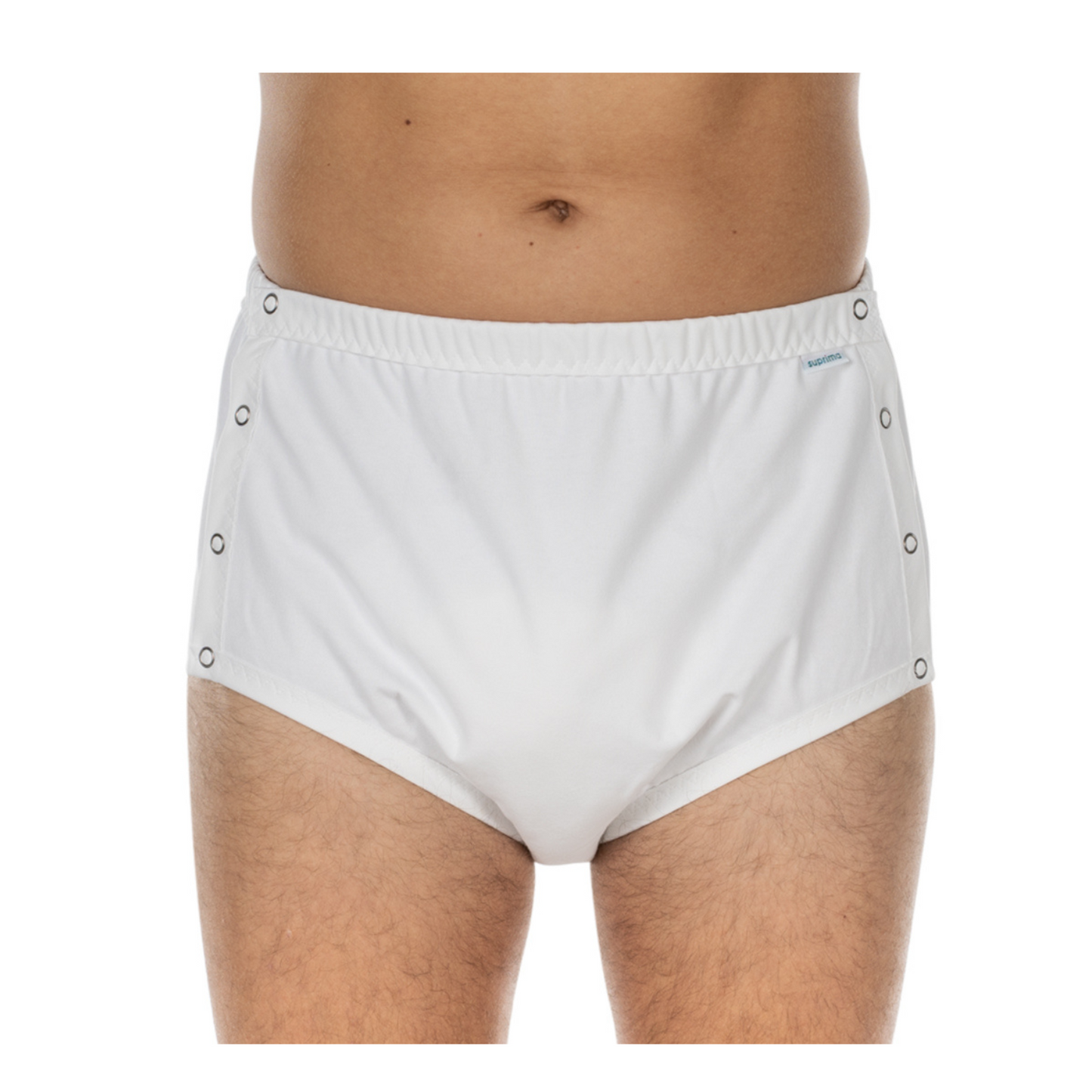 suprima Baumwoll/PU-Slip knöpfbar (1269), Sicherheitsslip Vorderansicht Mann
