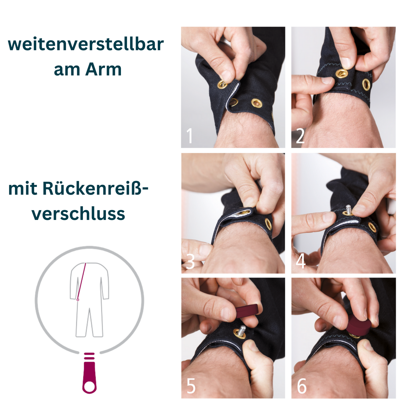suprima CarePlus Pflegeoverall reißfest (4741), Pflegeoverall, Anwendung