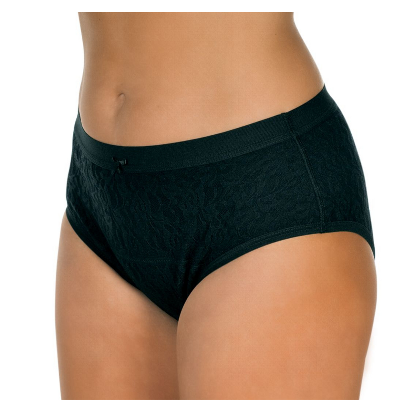 suprima La Donna Slip mit Wäscheschutz (1267), Sicherheitsslip Schwarz